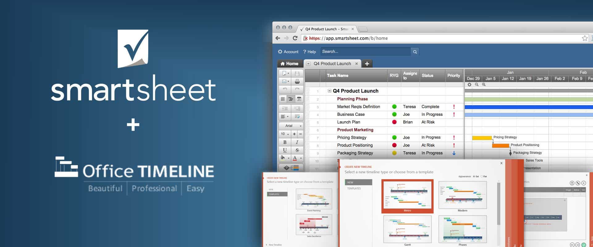 Office Timeline And Smartsheet 3 Steps To Quickly Create Your Visual 62424 Hot Sex Picture 6035