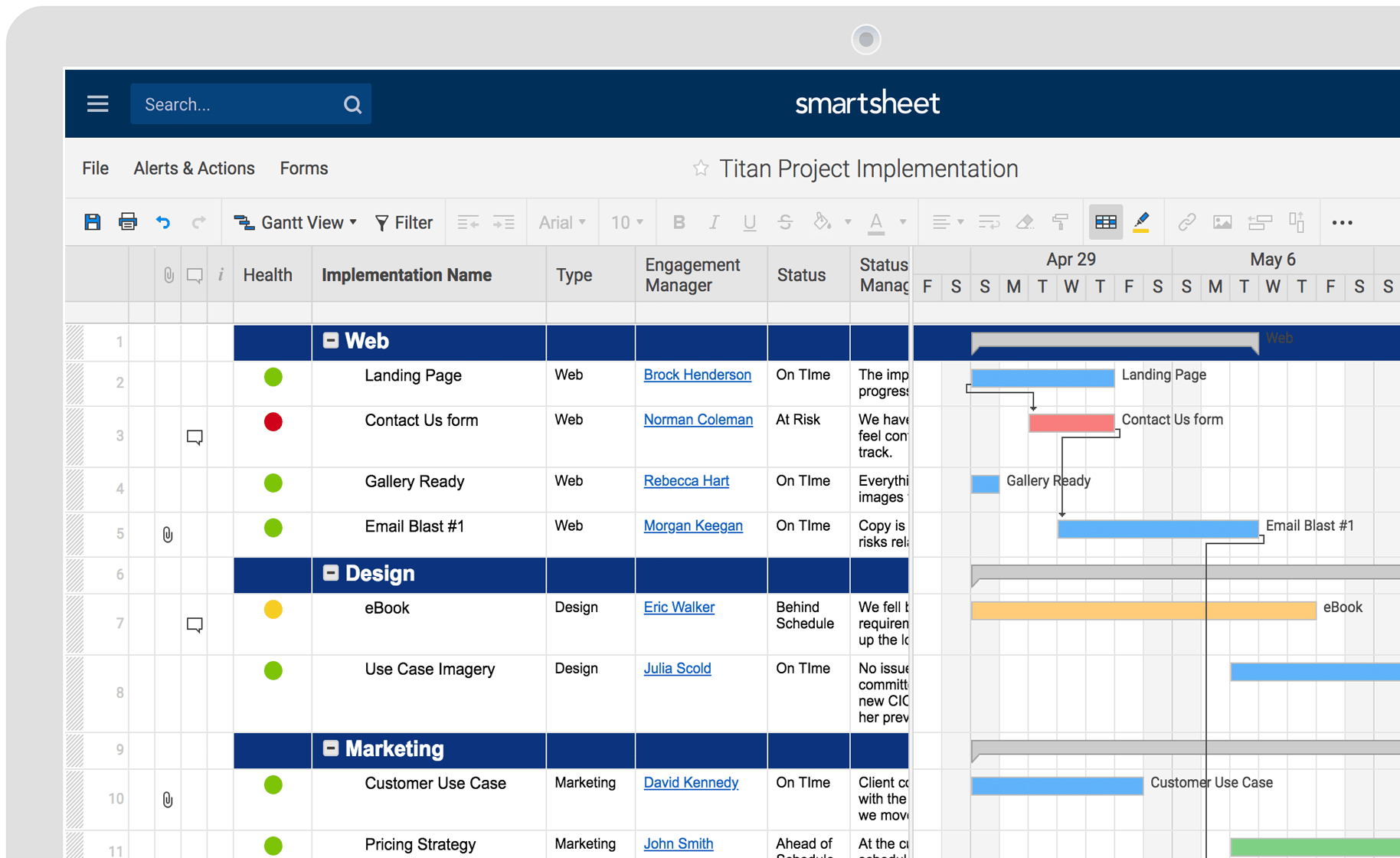 Free Project Plan Templates For Word Smartsheet