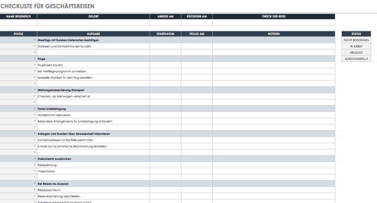 Kostenlose Vorlagen Aufgaben Checklisten Smartsheet