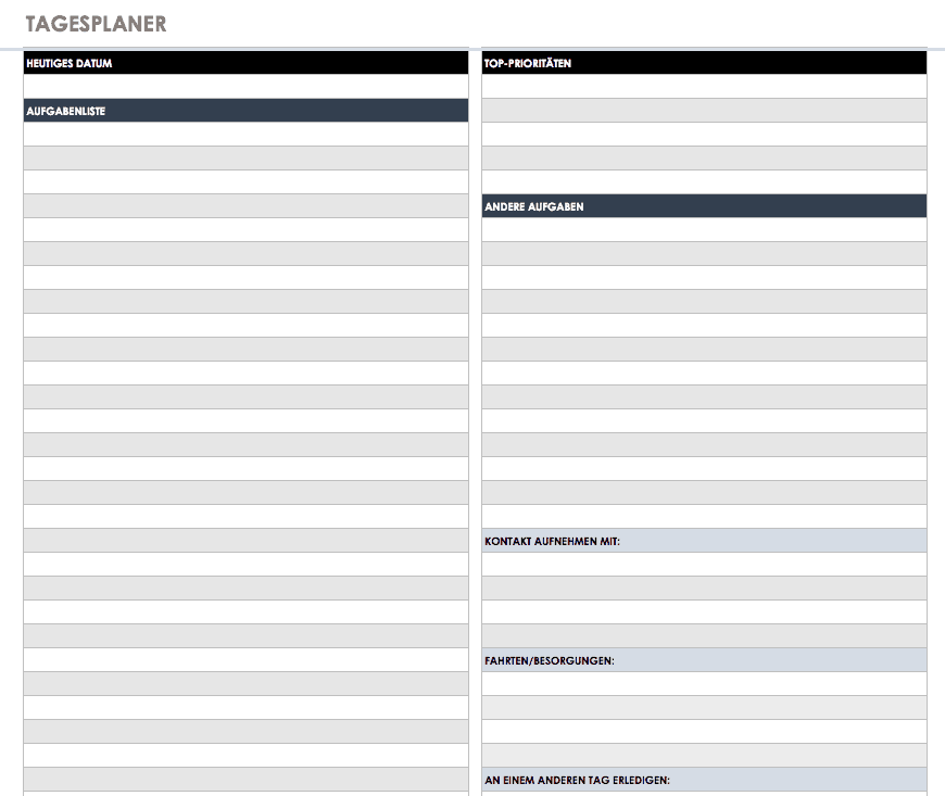 Kostenlose Vorlagen Aufgaben Checklisten Smartsheet