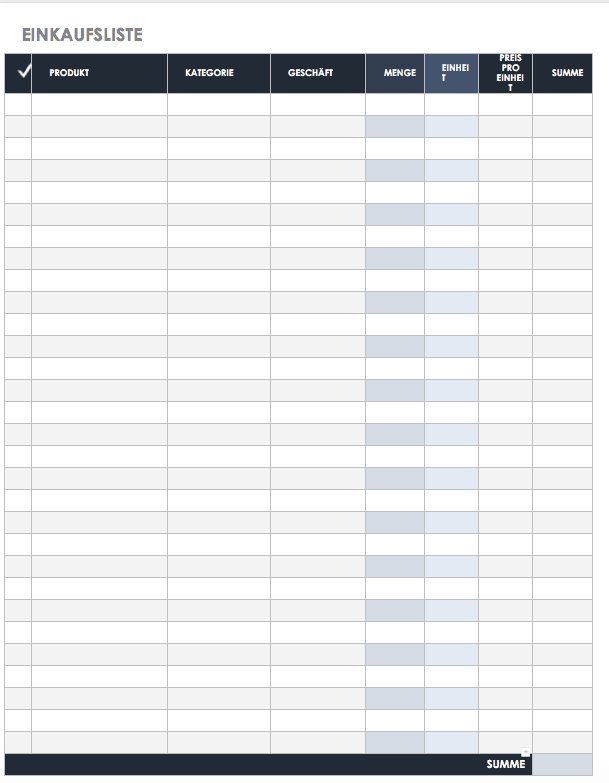 Kostenlose Vorlagen Aufgaben Checklisten Smartsheet