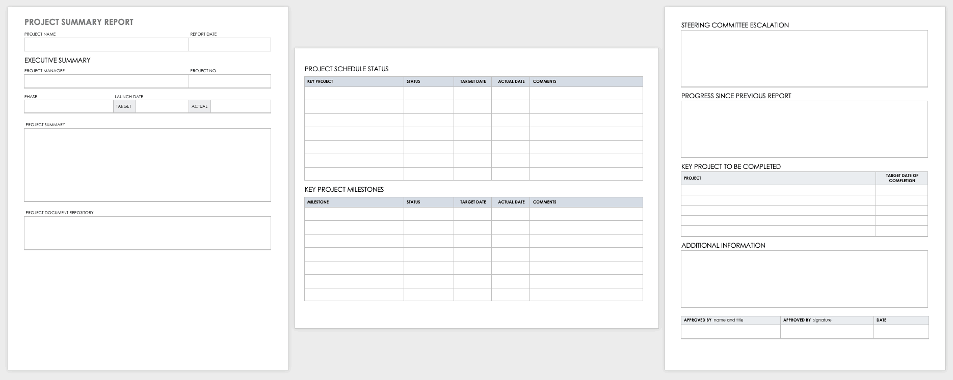 one-page-project-summary-template-pdf-template