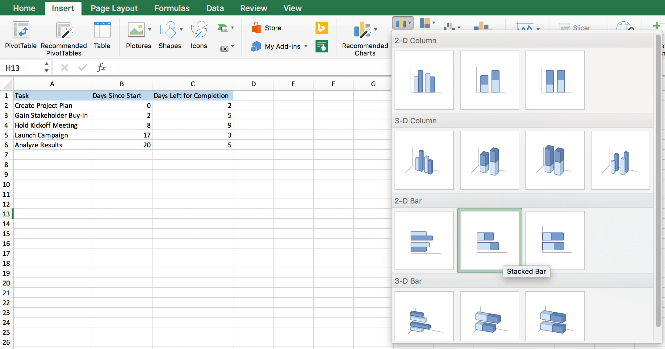 Excel Project Schedule Gantt Chart Template