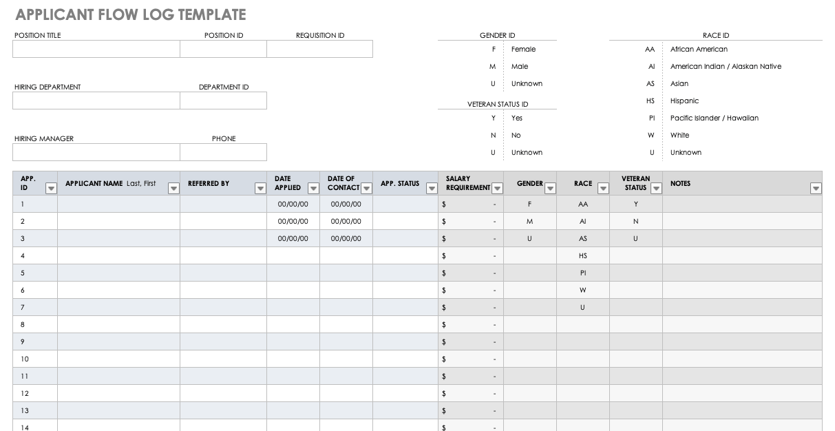 Candidate Tracker Excel Template Free prntbl concejomunicipaldechinu