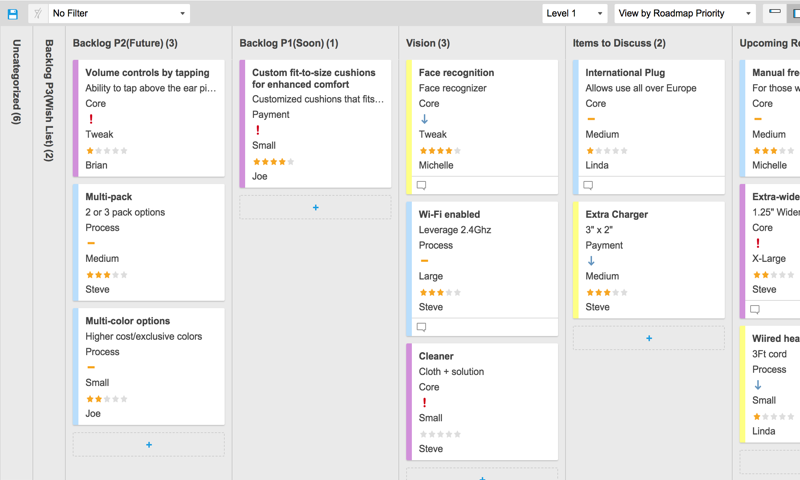 Product Prioritization Board | Smartsheet