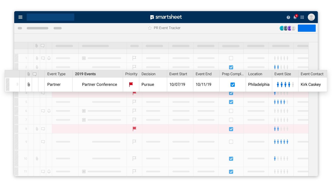 Accelerator For Campaign Management Smartsheet 