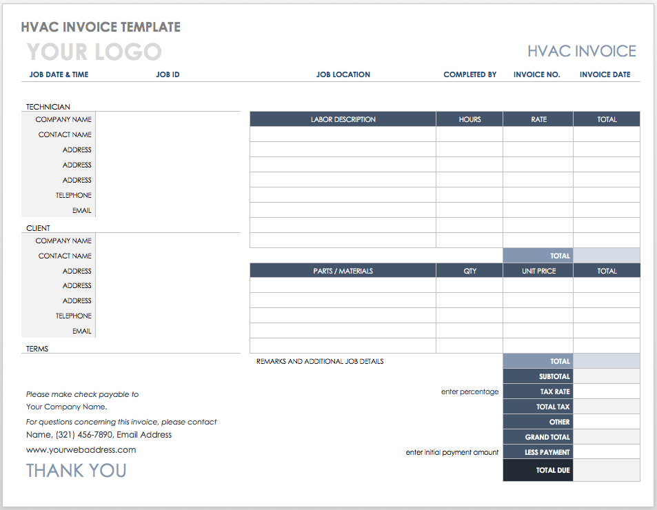 hvac smartsheet