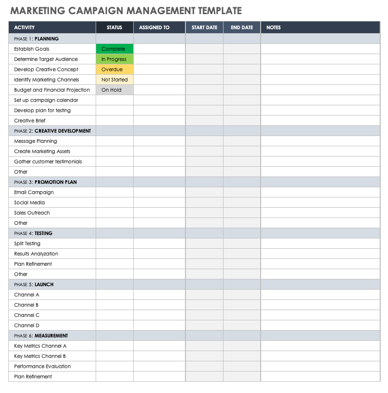 Political Campaign Plan Examples Doc / Free Marketing Campaign
