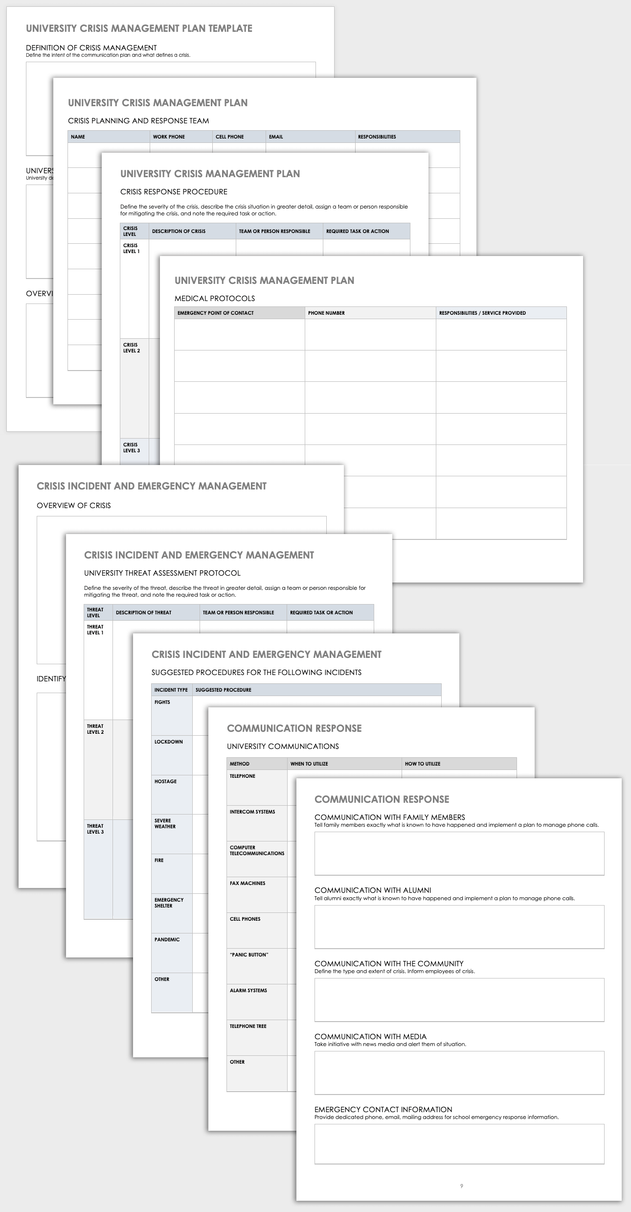 Free Crisis Communication Plan Templates | Smartsheet