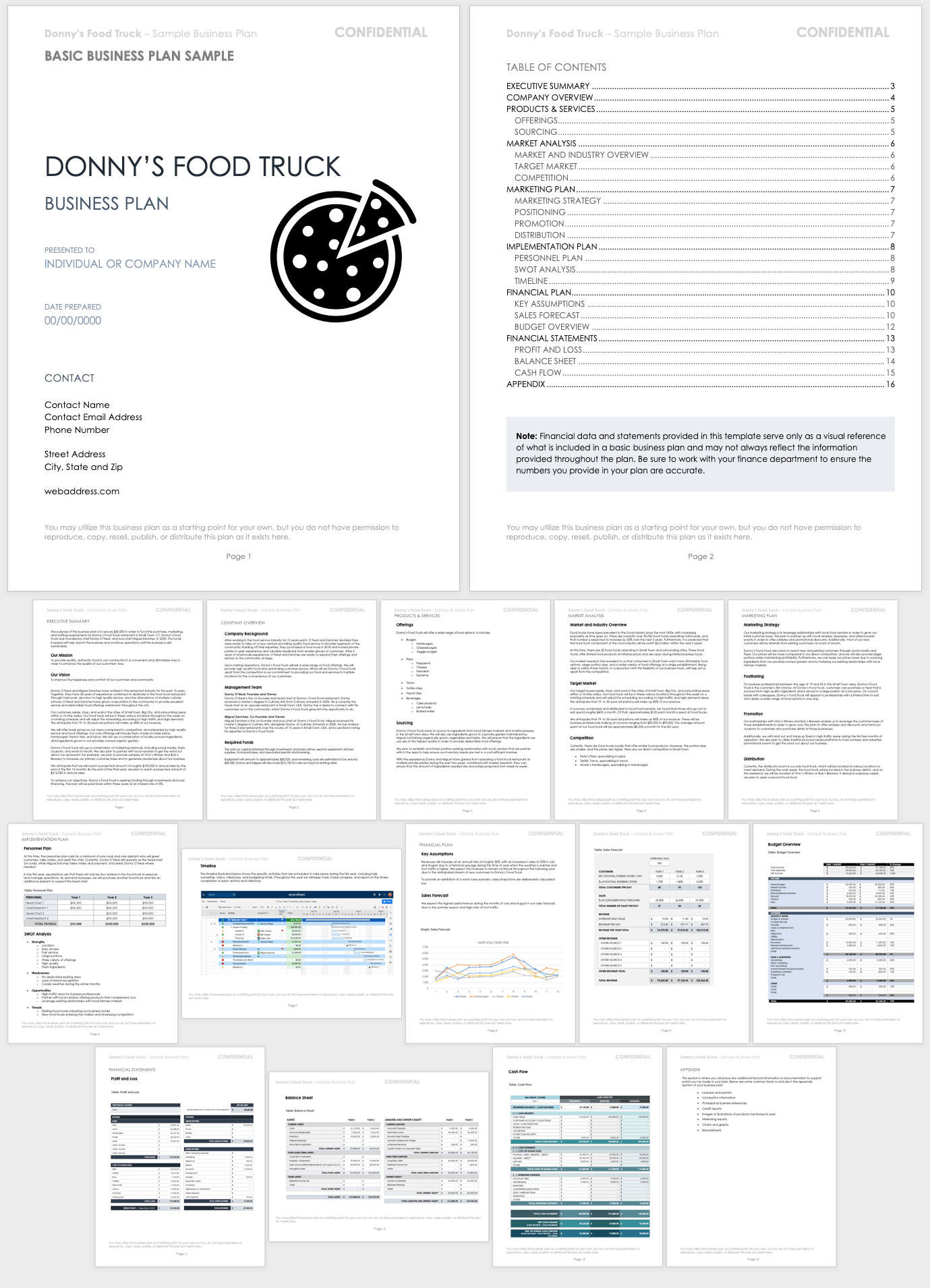 Free Startup Business Plan Templates  Smartsheet