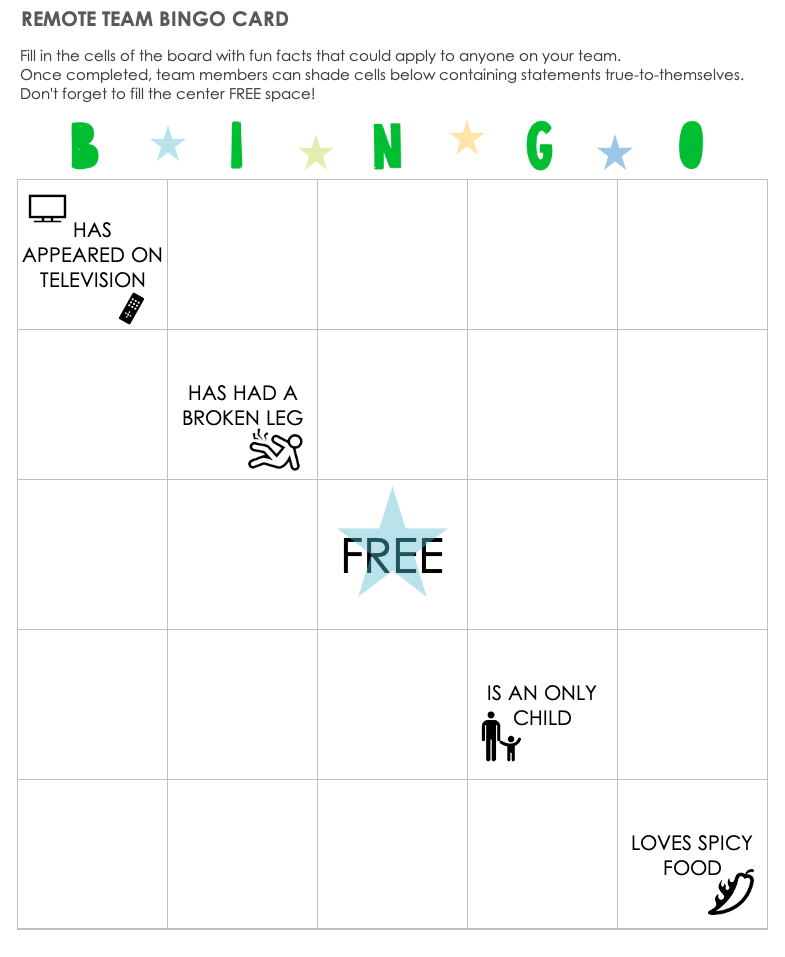 Online Team Building Bingo: Rules & Free Game Board