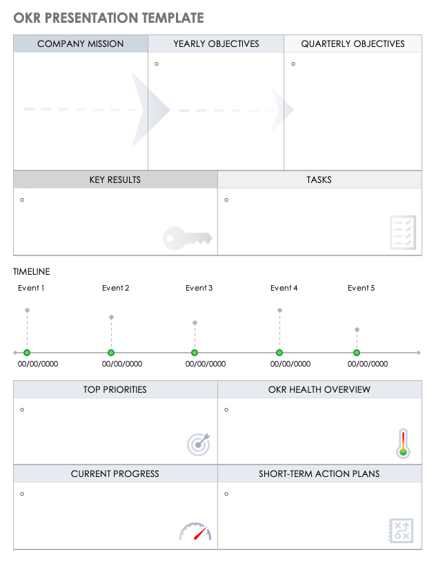 Okr Template Word