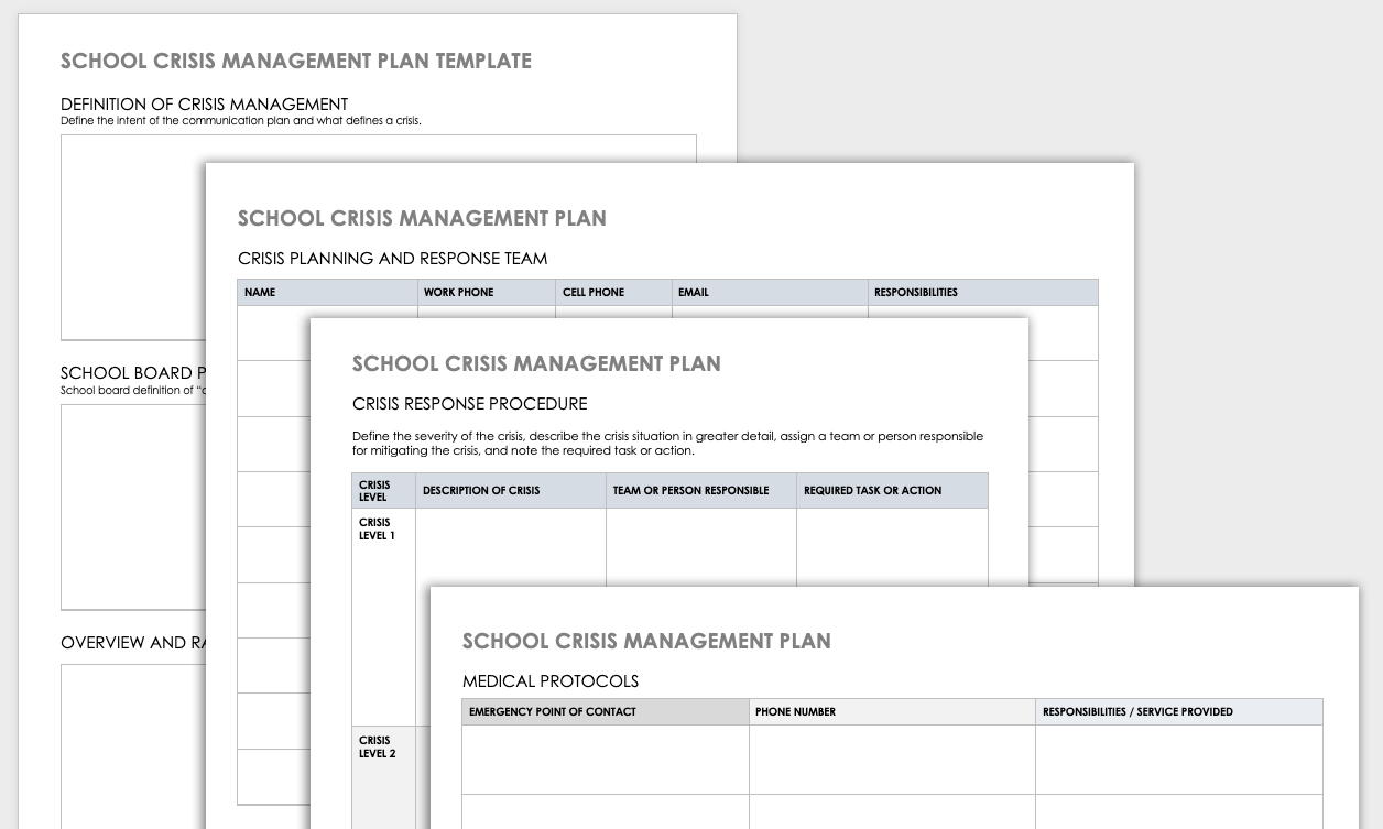 Free Crisis Communication Plan Templates Smartsheet