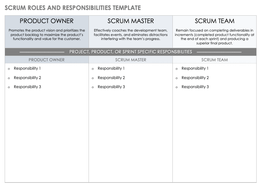 Создание scrum доски в word