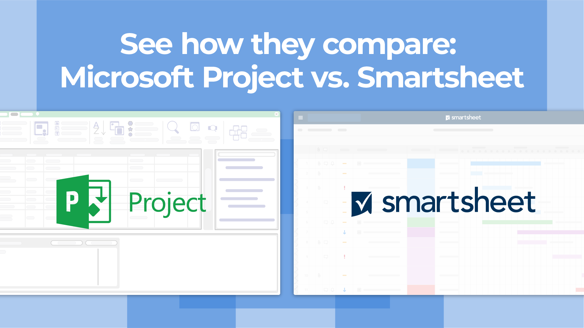 Microsoft Project vs. Smartsheet Comparison Video Thumbnail