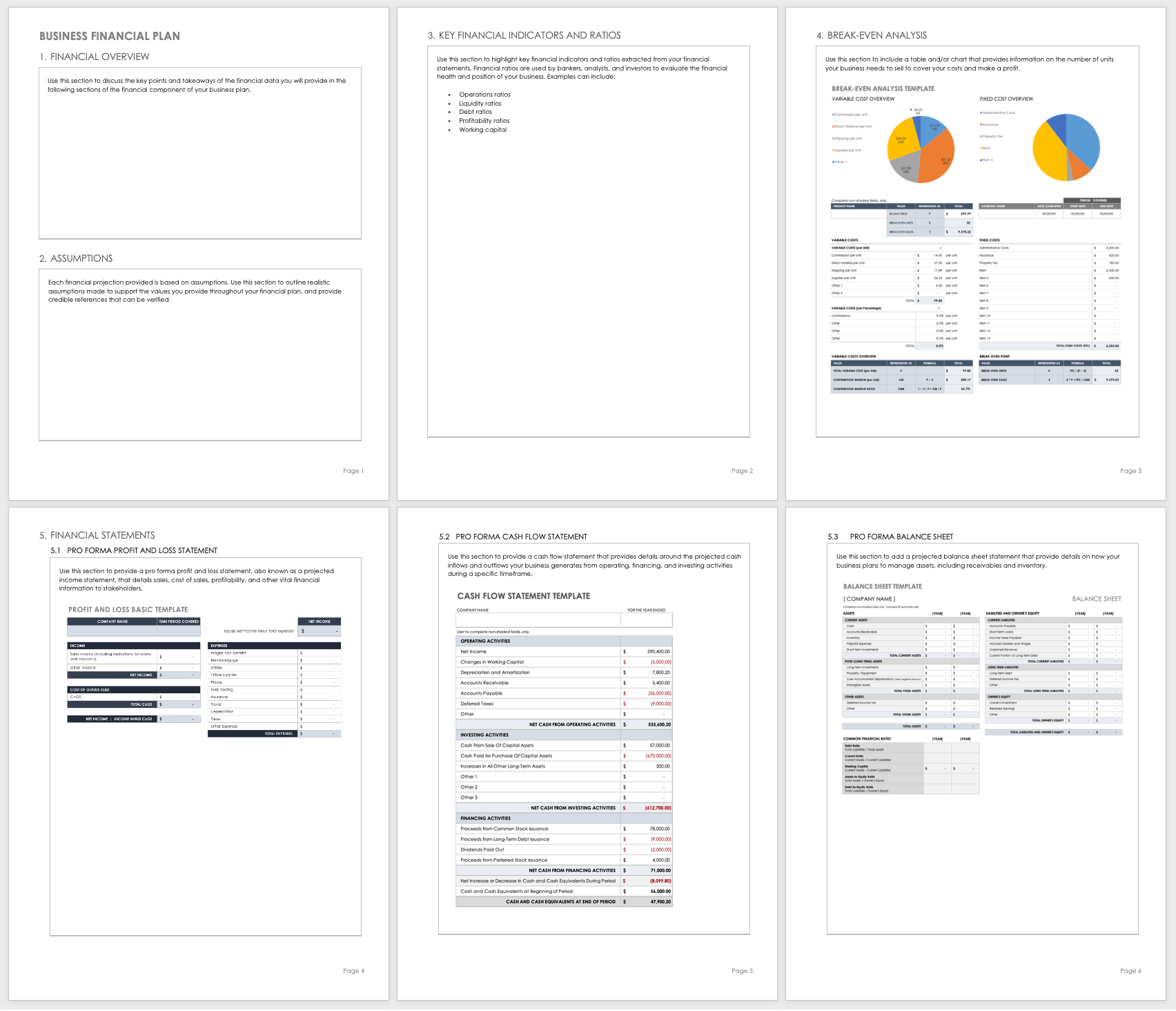 Business Case Calculation Template