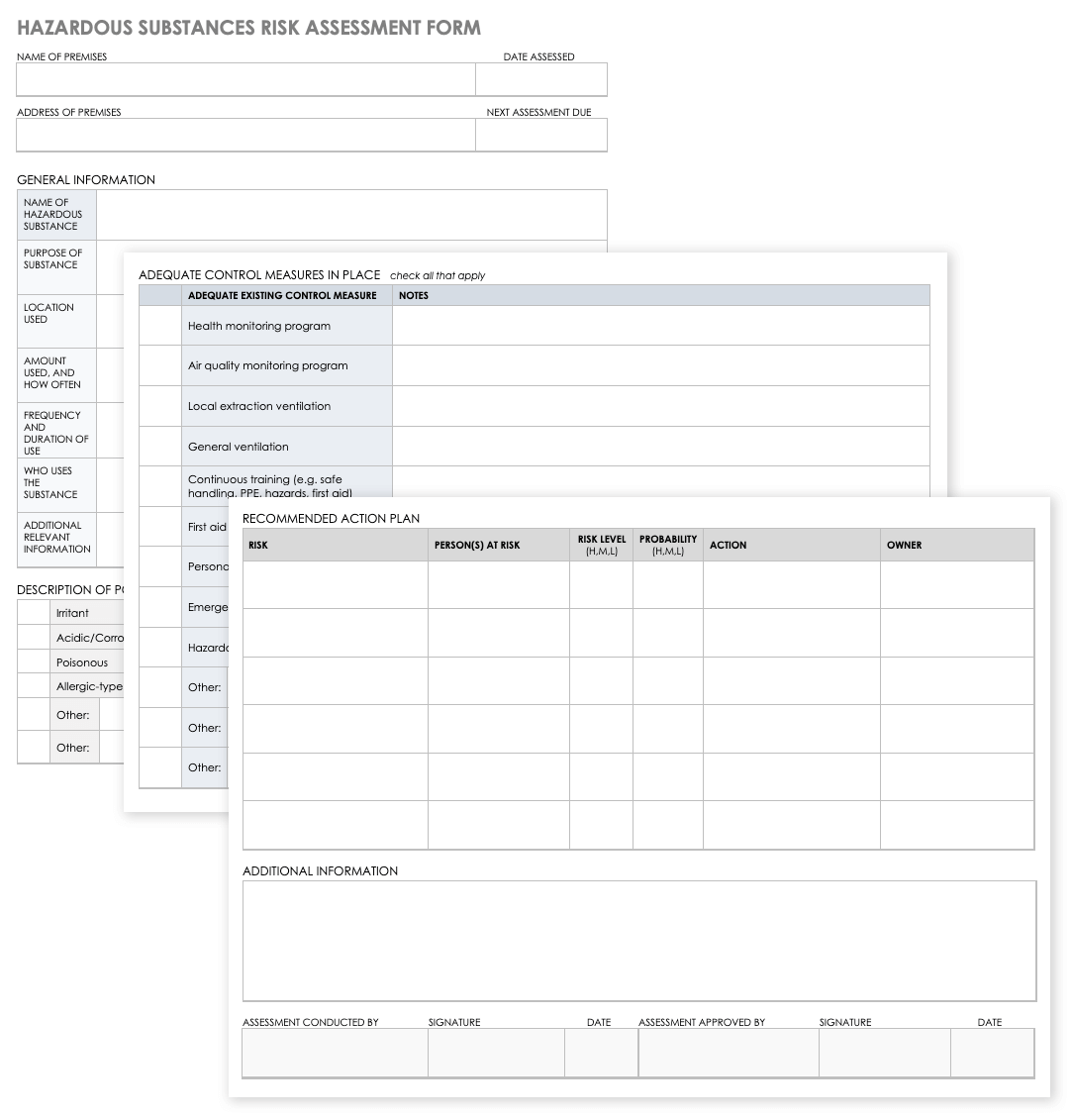 35+ Free Risk Assessment Forms | Smartsheet