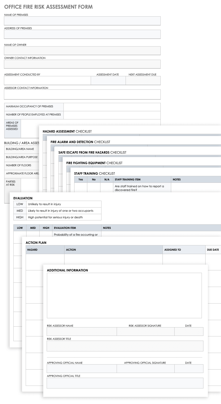 35 Free Risk Assessment Forms Smartsheet 