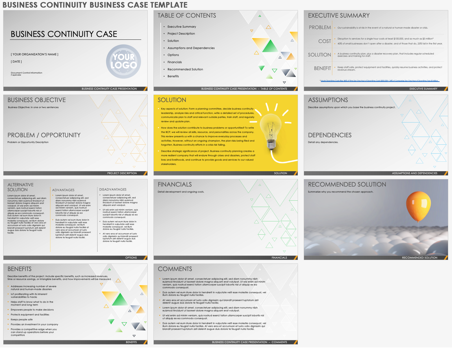 Business Continuity Plan Advantages Smartsheet