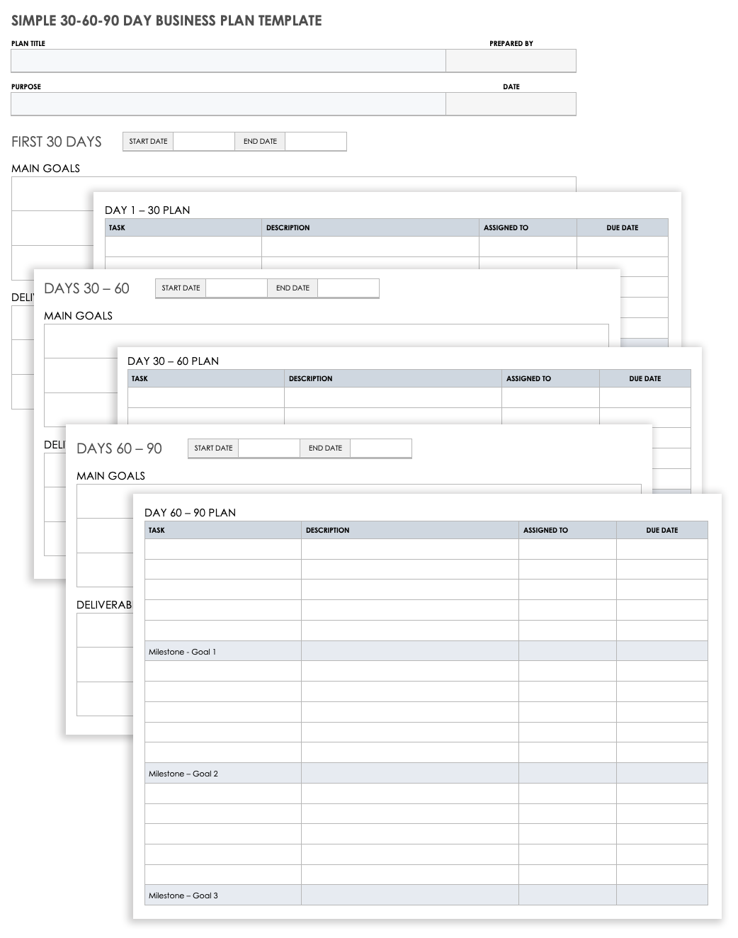 simple business plan template free word