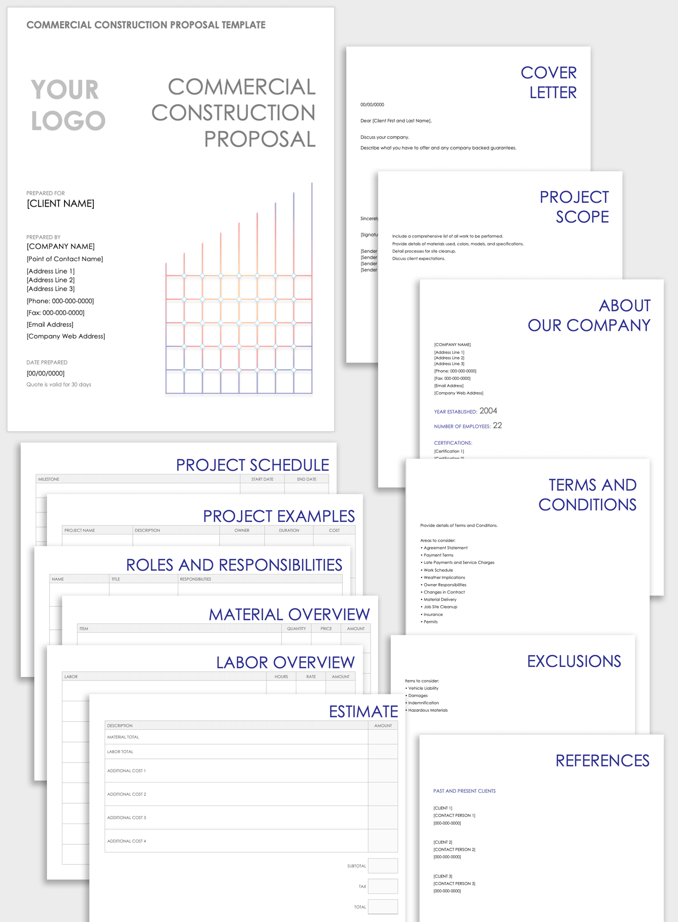 Construction Cost Proposal Template