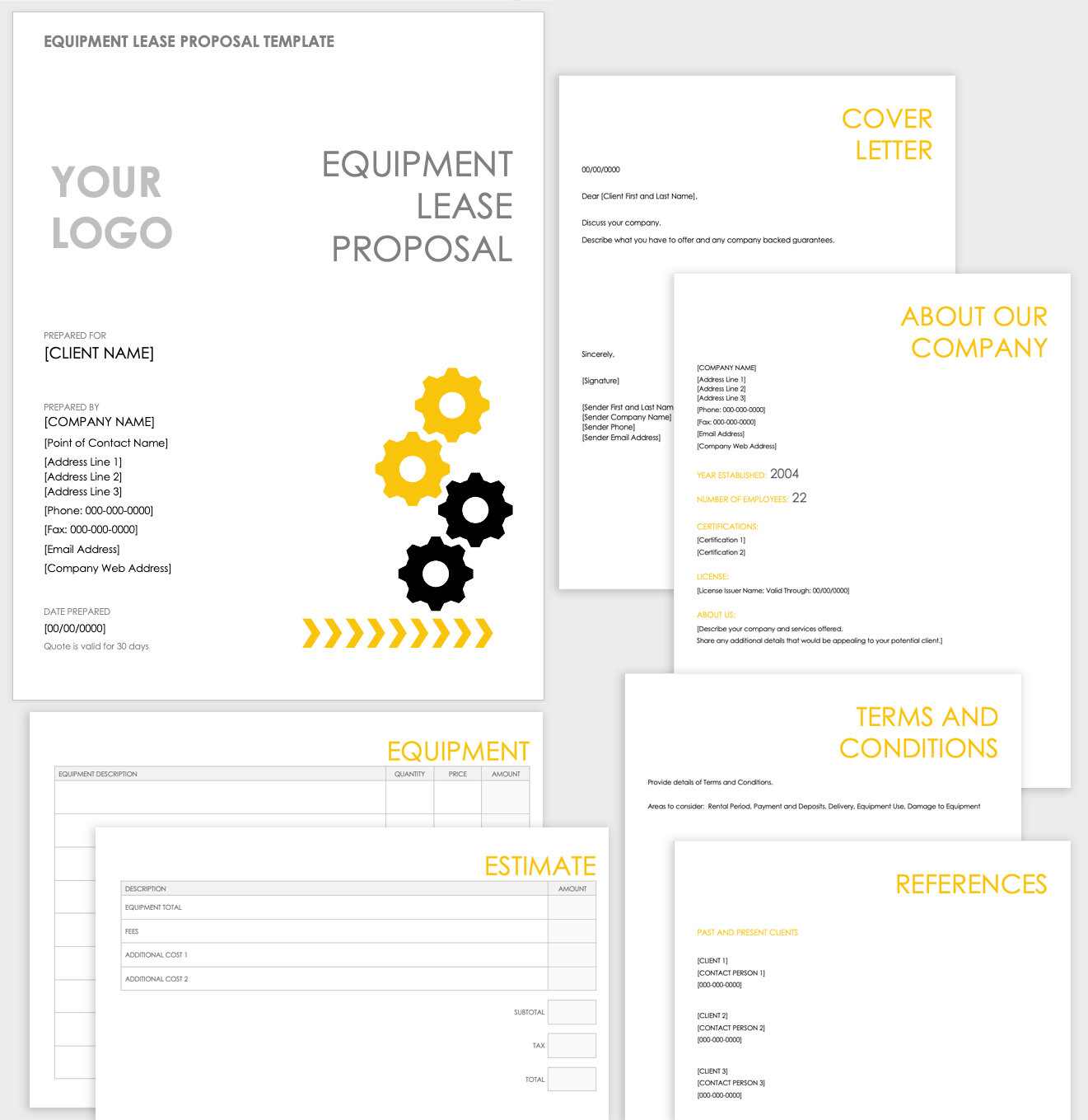 Free Construction Proposal Templates Forms Smartsheet