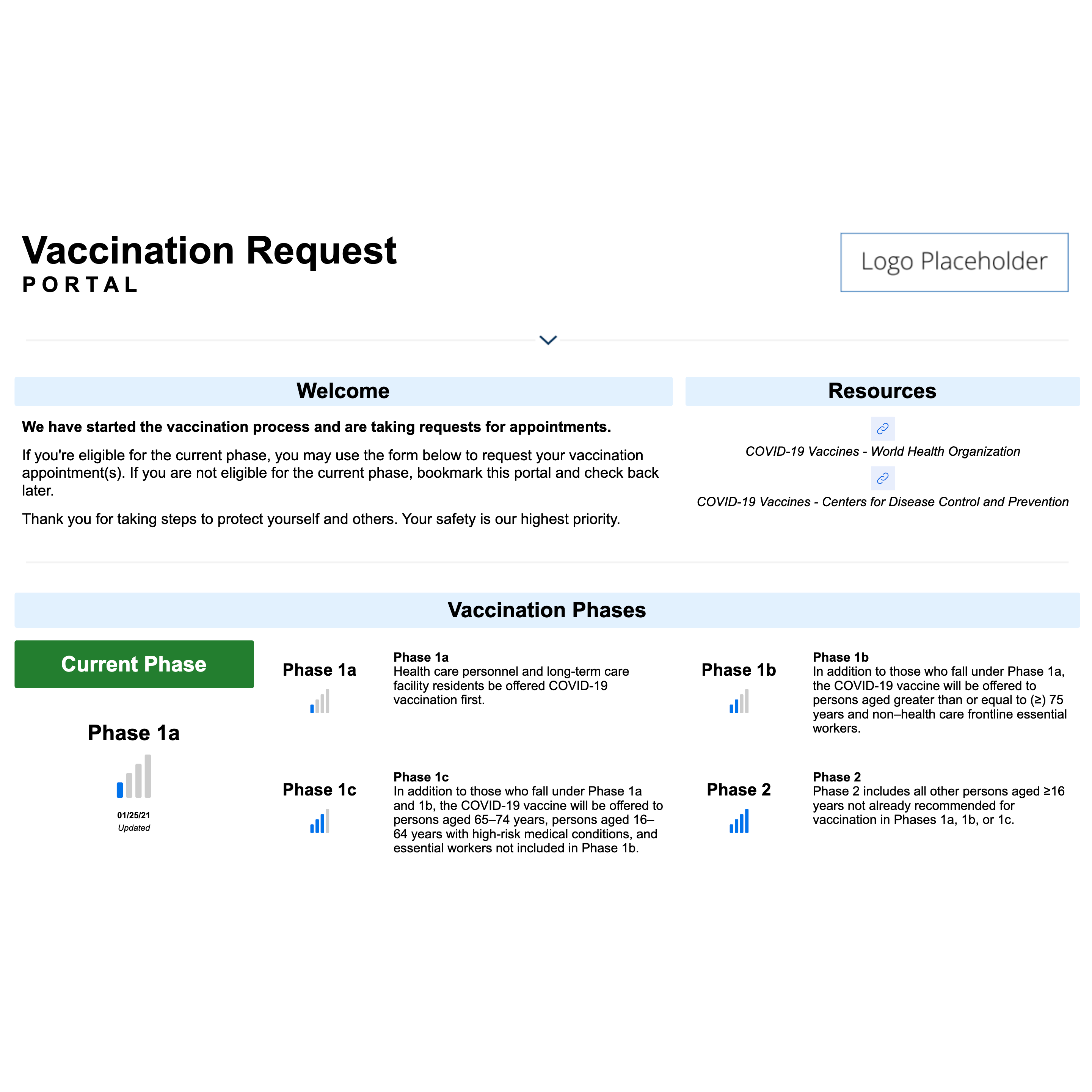 Vaccination Tracking Smartsheet