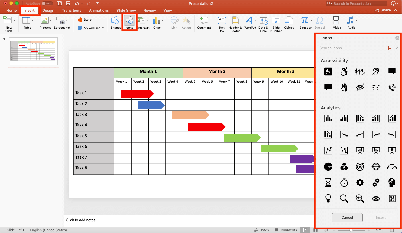 How to Create a Gantt Chart in PowerPoint | Smartsheet