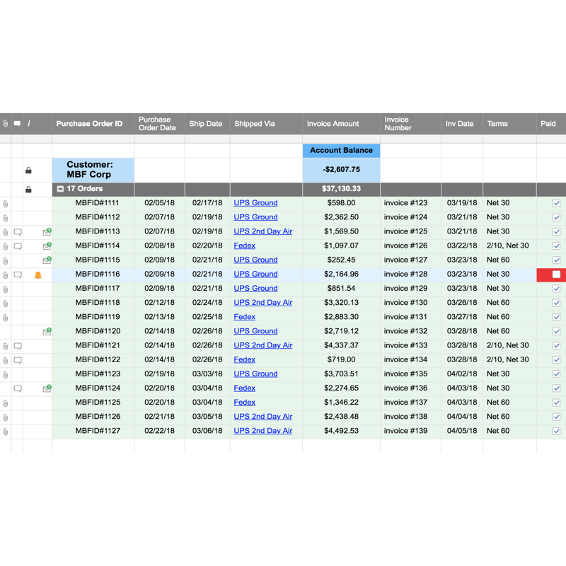 Customer Order Tracking Excel Template Free