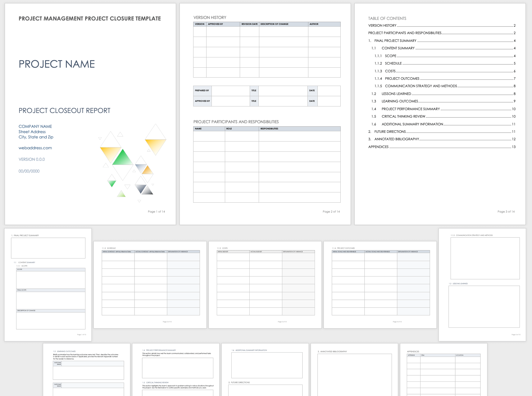 Free Project Sign Off Templates Smartsheet