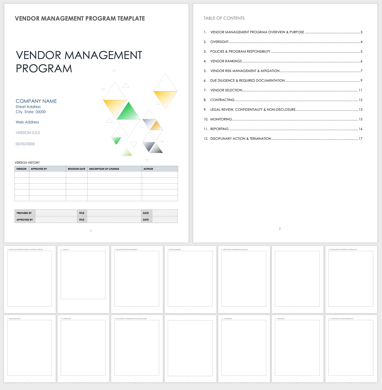 How to Design a Vendor Management Program Smartsheet