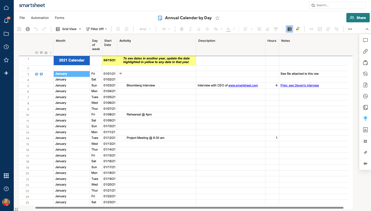 excel calendar january 2022 clipart