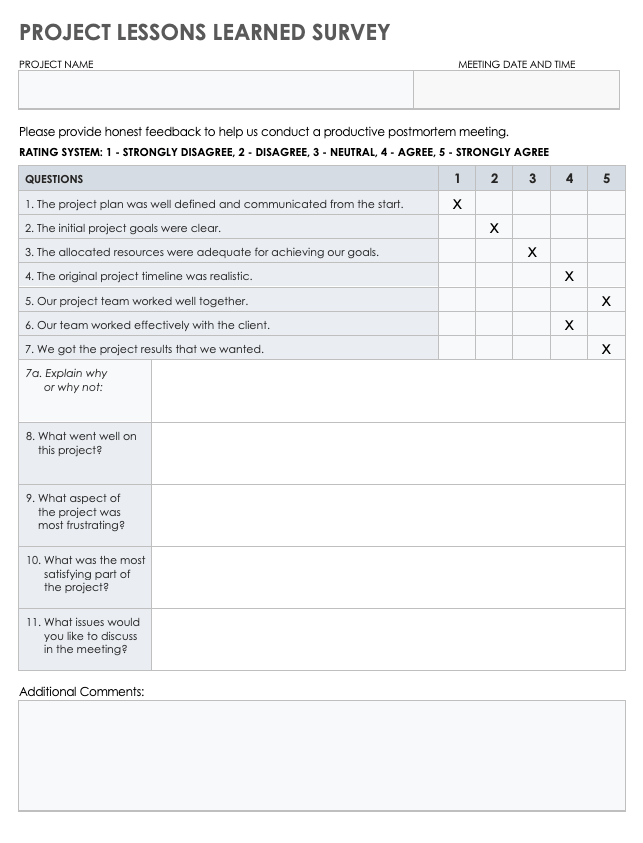 48 Best Lessons Learned Templates [Excel, Word] ᐅ TemplateLab