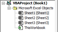 VBA Project Workbook