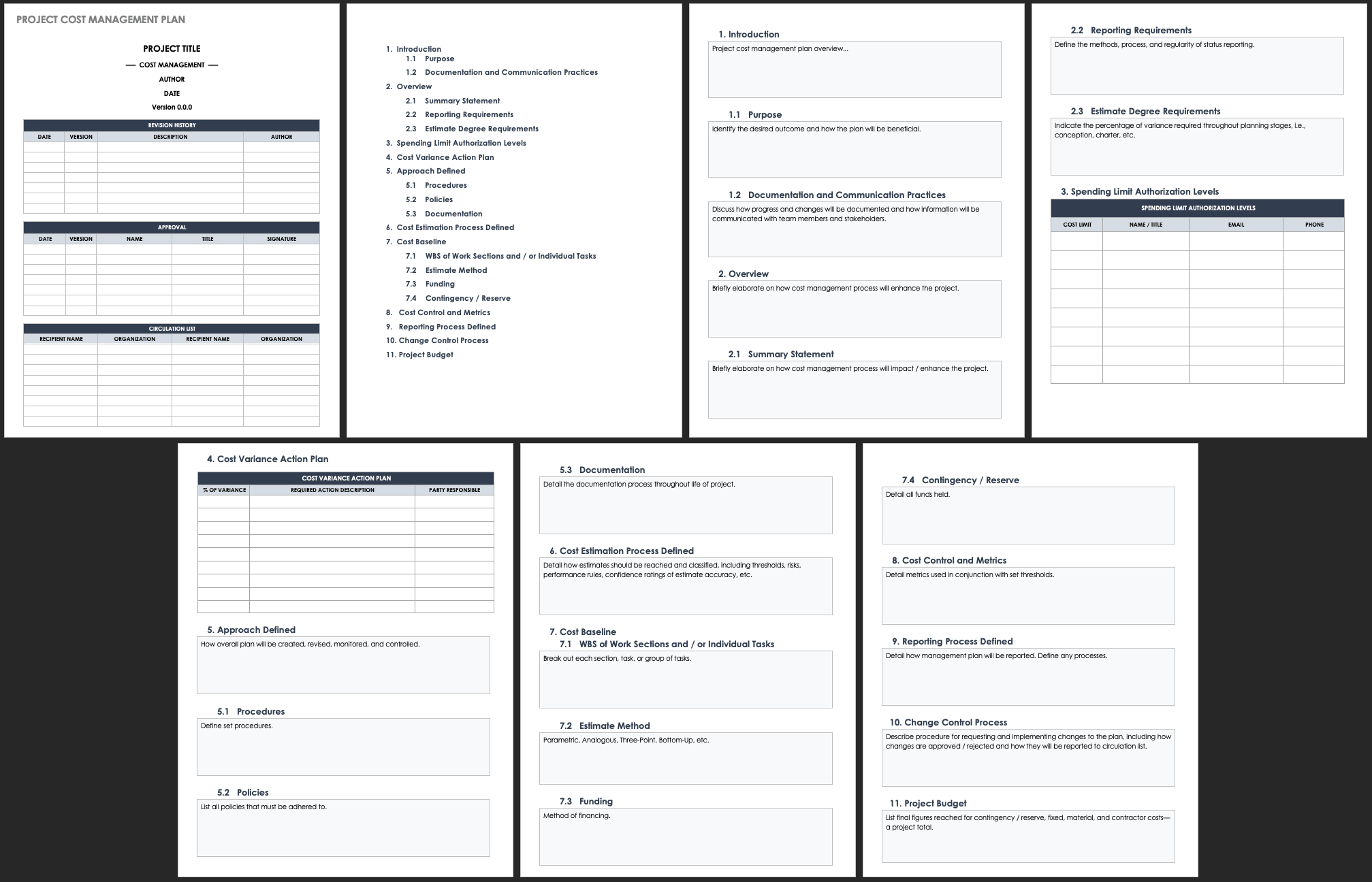 Free Project Cost Templates Smartsheet