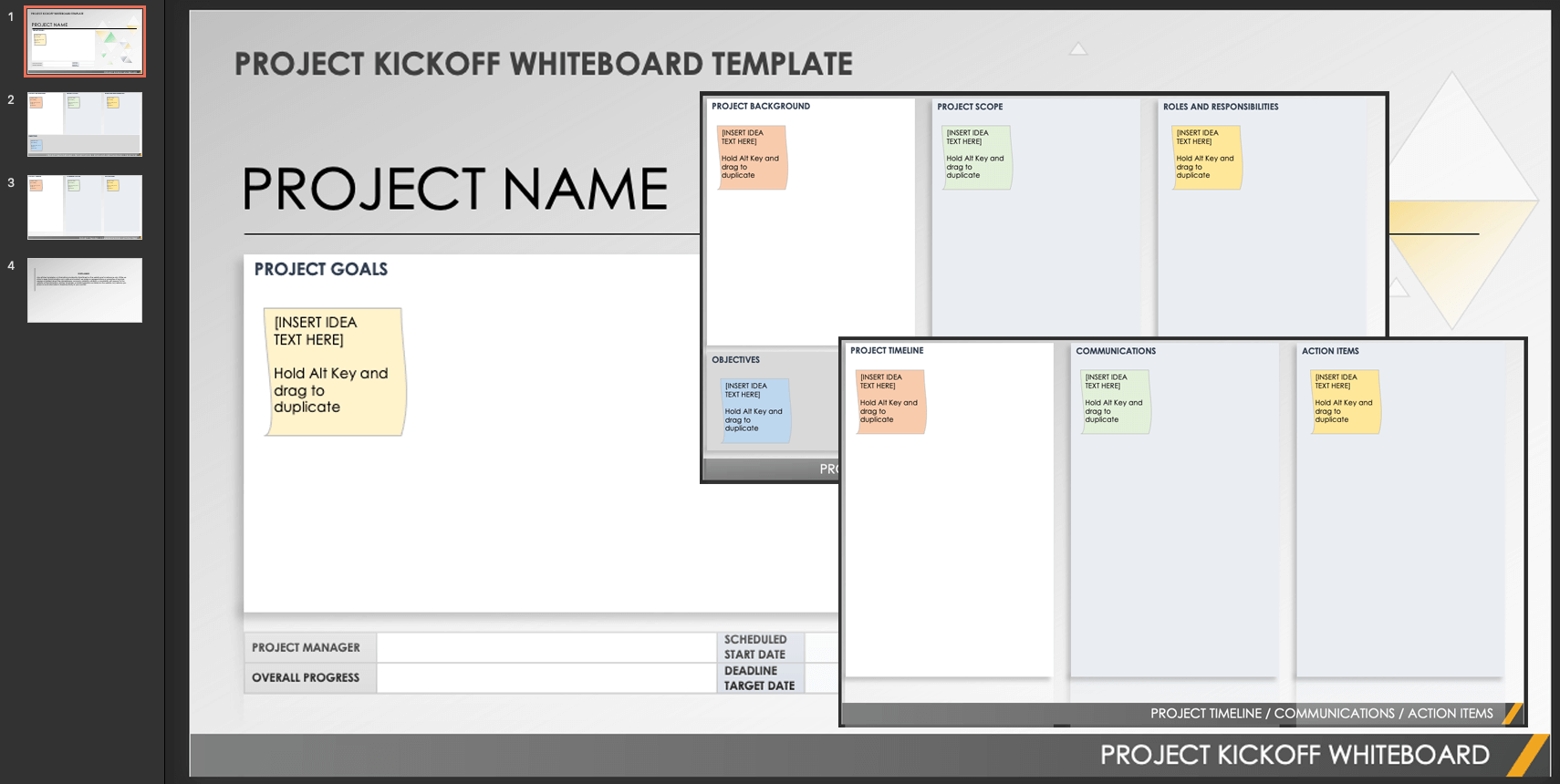 Project Kickoff Deck Template