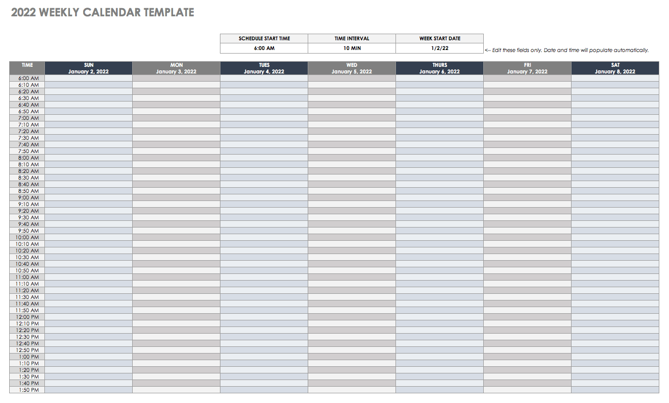 free google calendar templates smartsheet