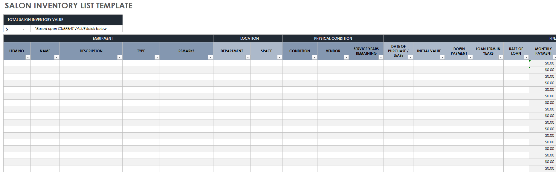 First Apartment Essentials Checklist, New Apartment Checklist, New Apartment  Planner, Apartment Inventory Excel Spreadsheet Google Sheets (Instant  Download) 