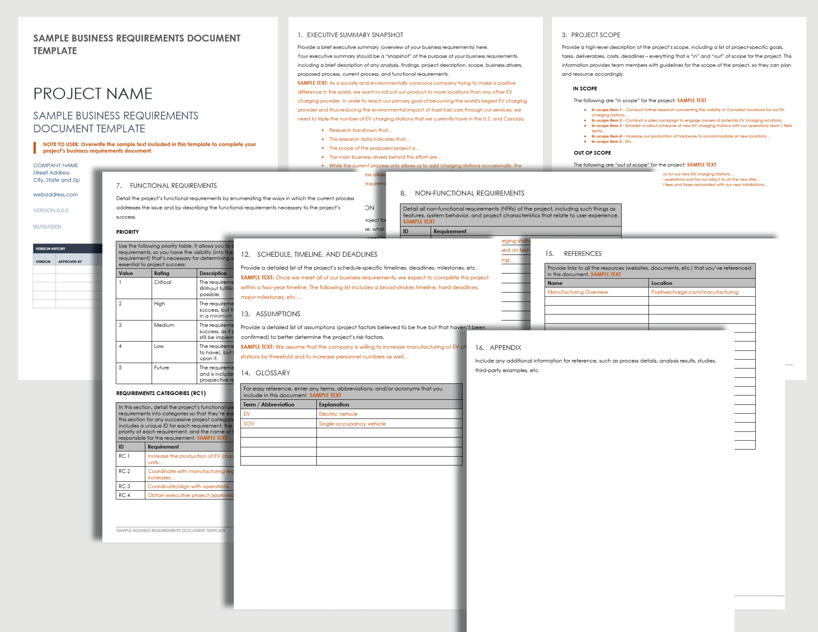 Download Free BRD Templates Smartsheet