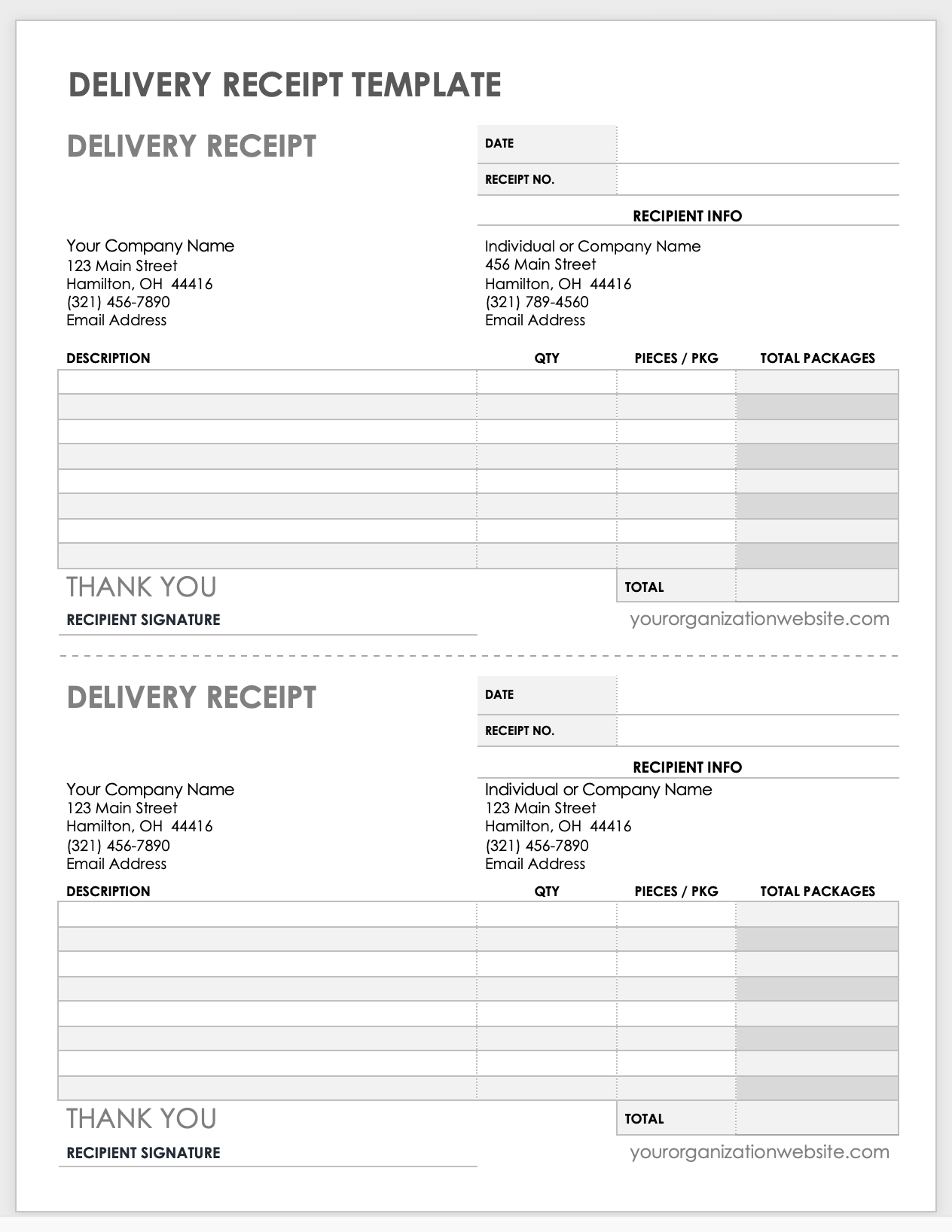 Receipt Template in PDF - Free Download - Wise