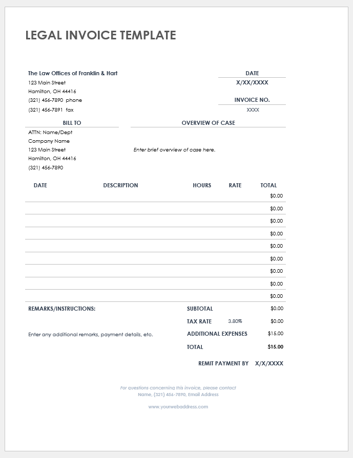 15 free google docs invoice templates smartsheet