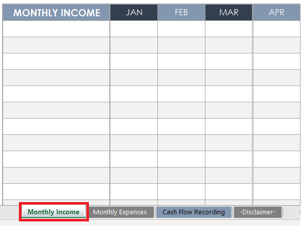 Monthly Income