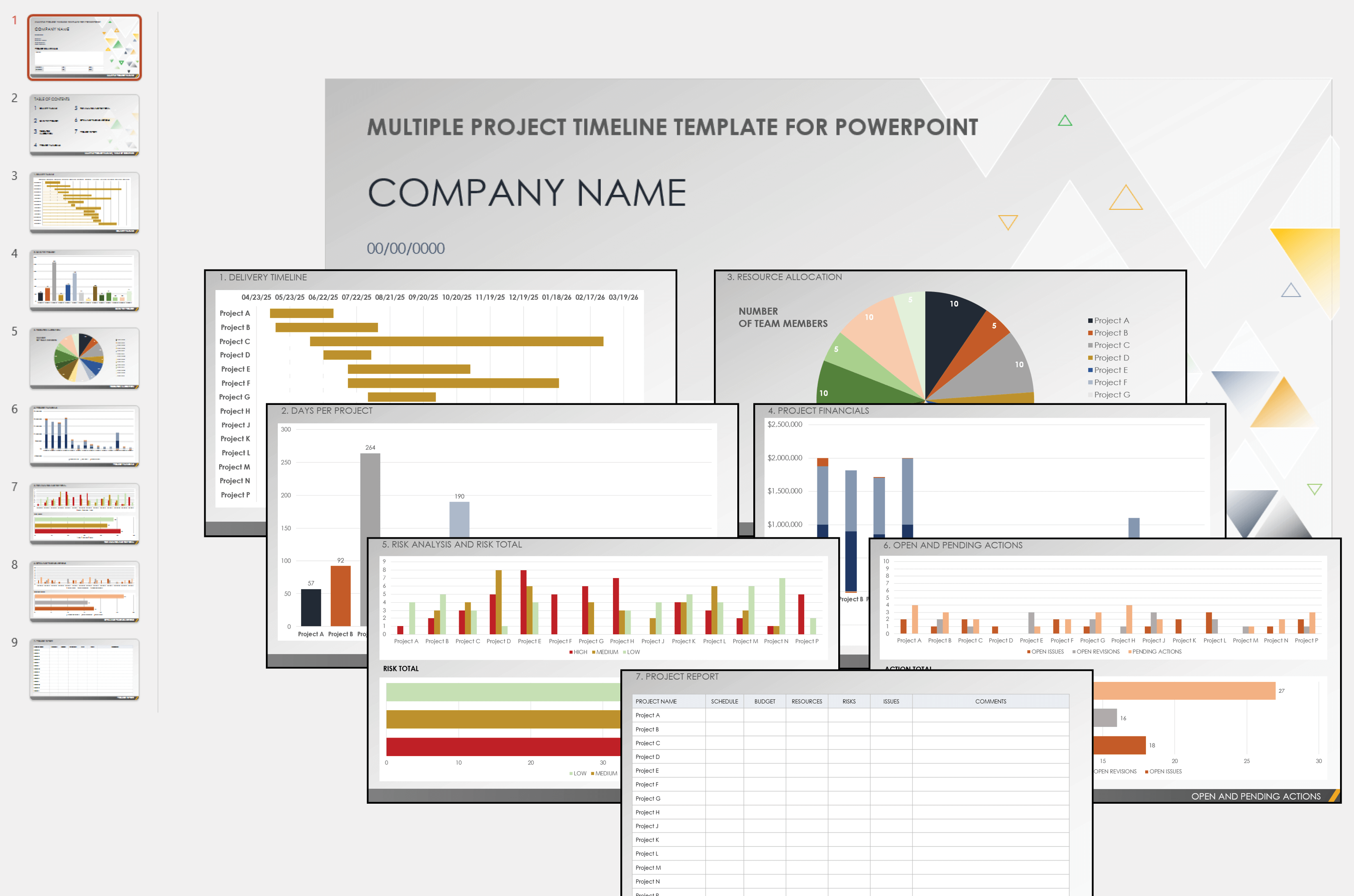 Free PowerPoint Timeline Diagrams