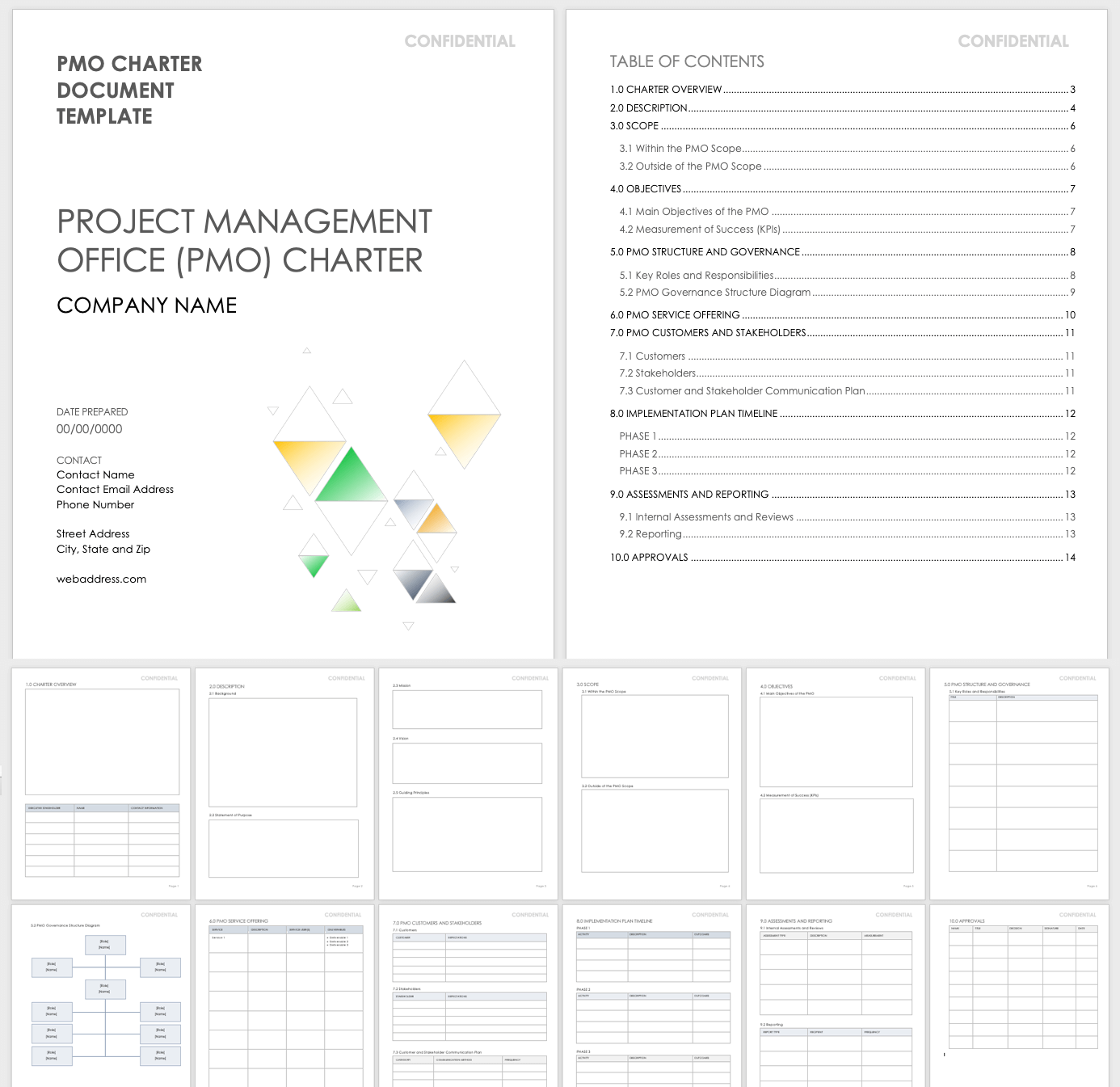 15 Free PMO Templates Smartsheet