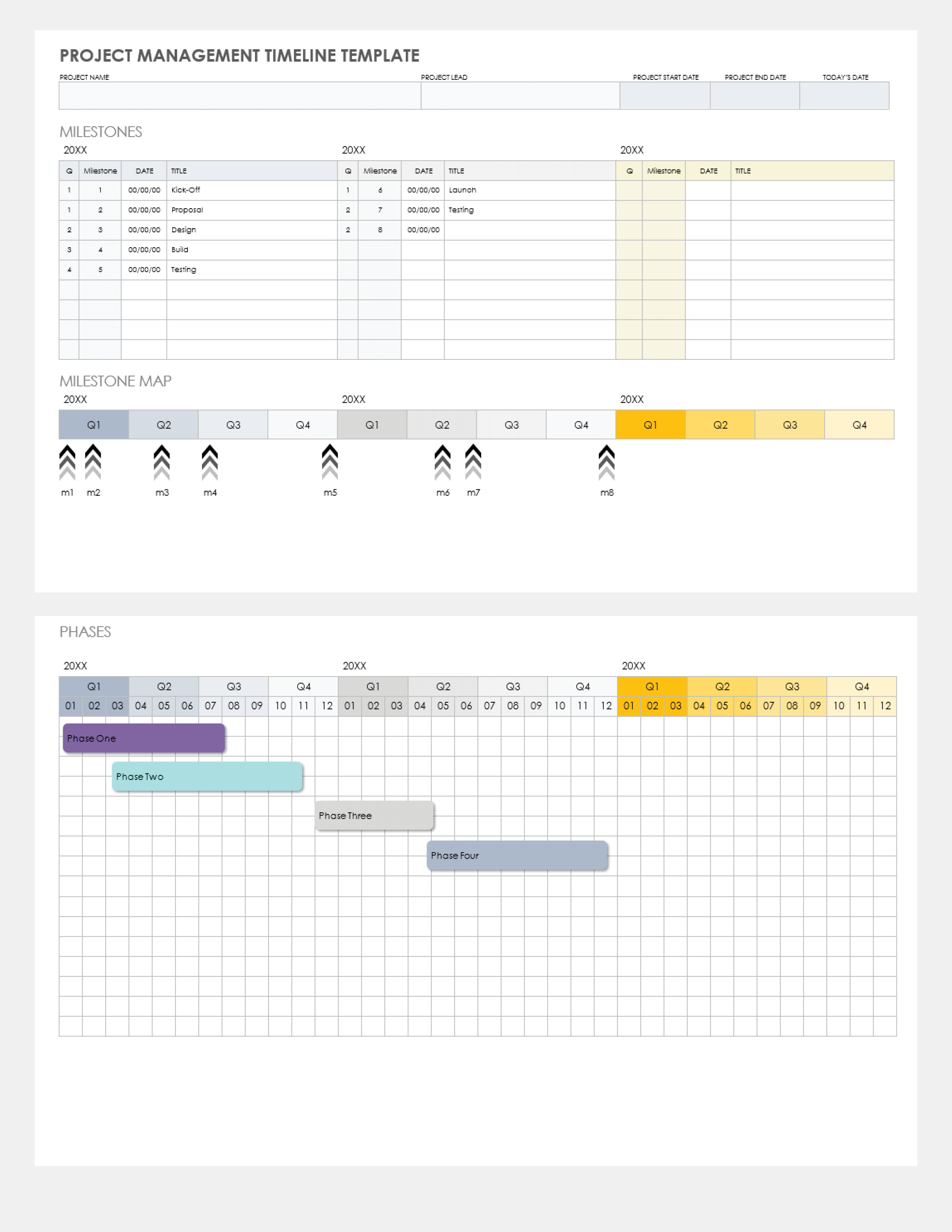 Free Google Docs Project Management Templates | Smartsheet