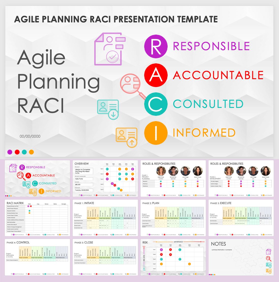 agile raci chart 2024 project plan example