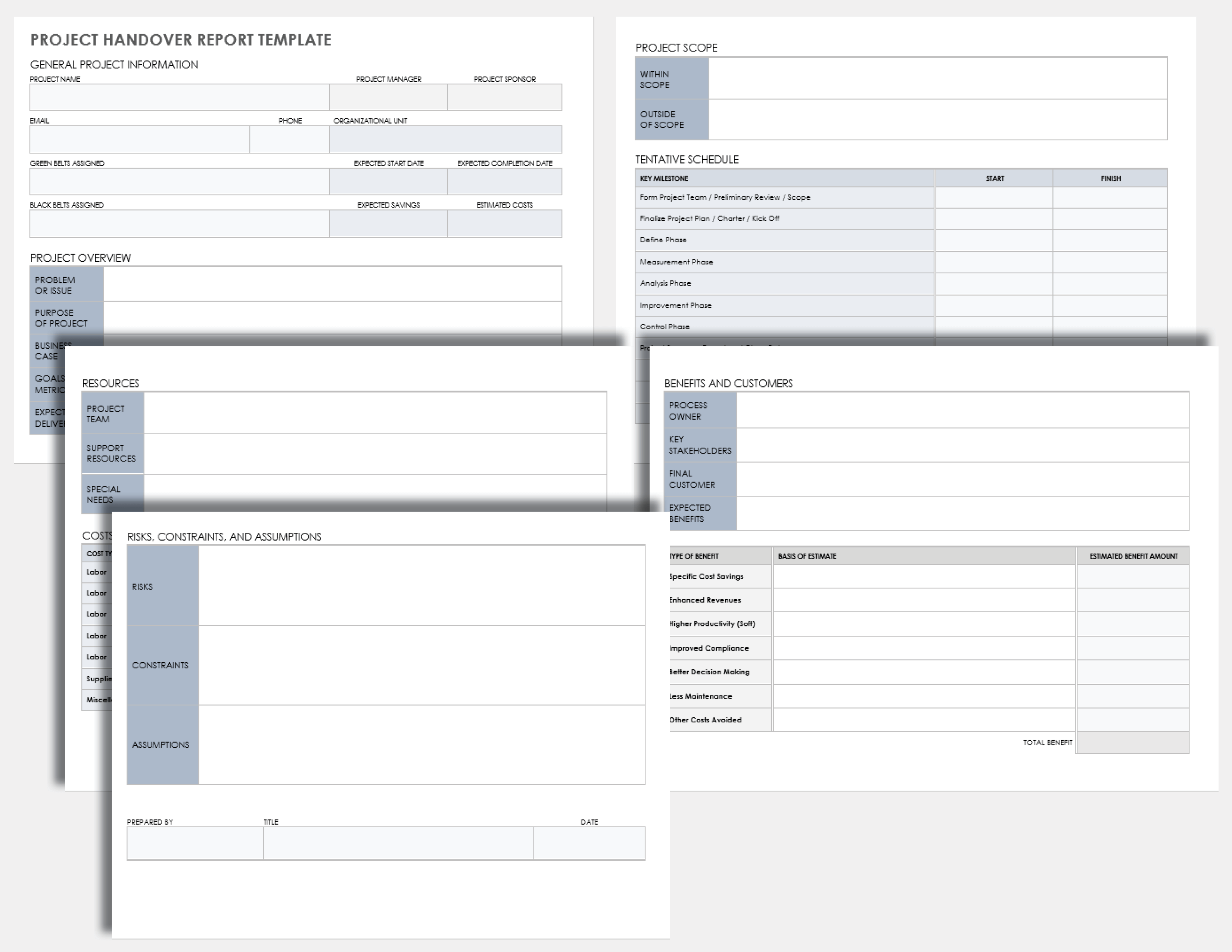 Free Project Handover Templates | Smartsheet