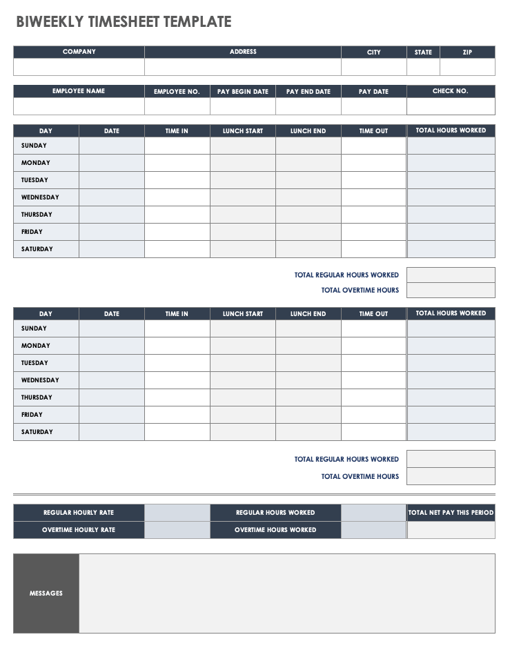 daily timesheet excel template