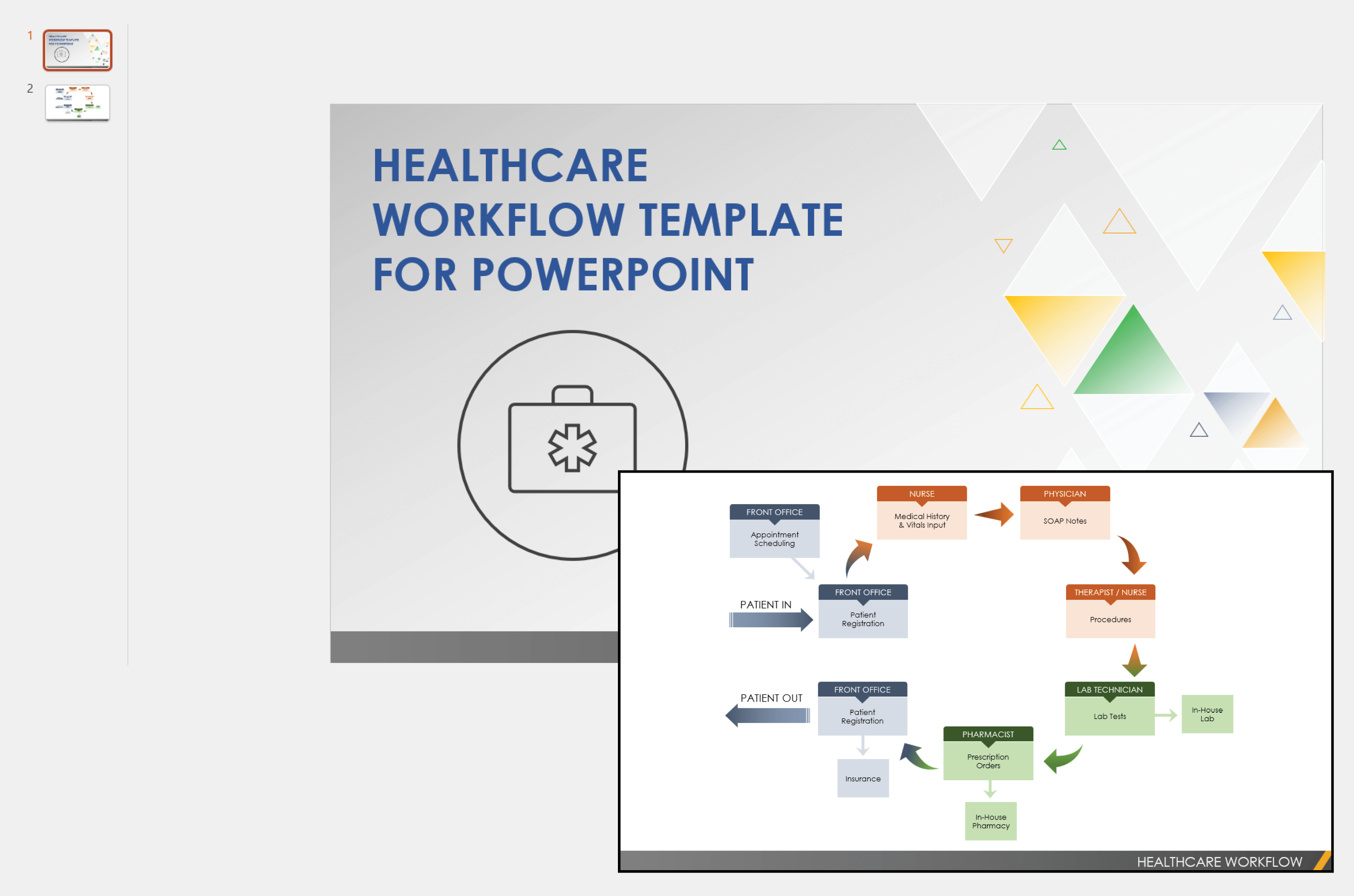 Powerpoint Workflow Template 9664