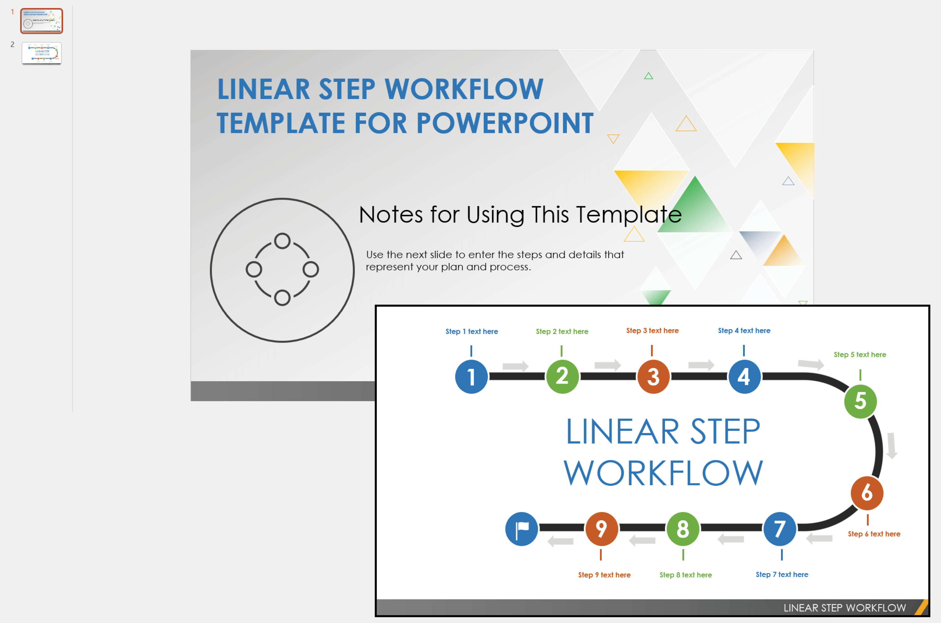 Workflow Template Powerpoint 6639